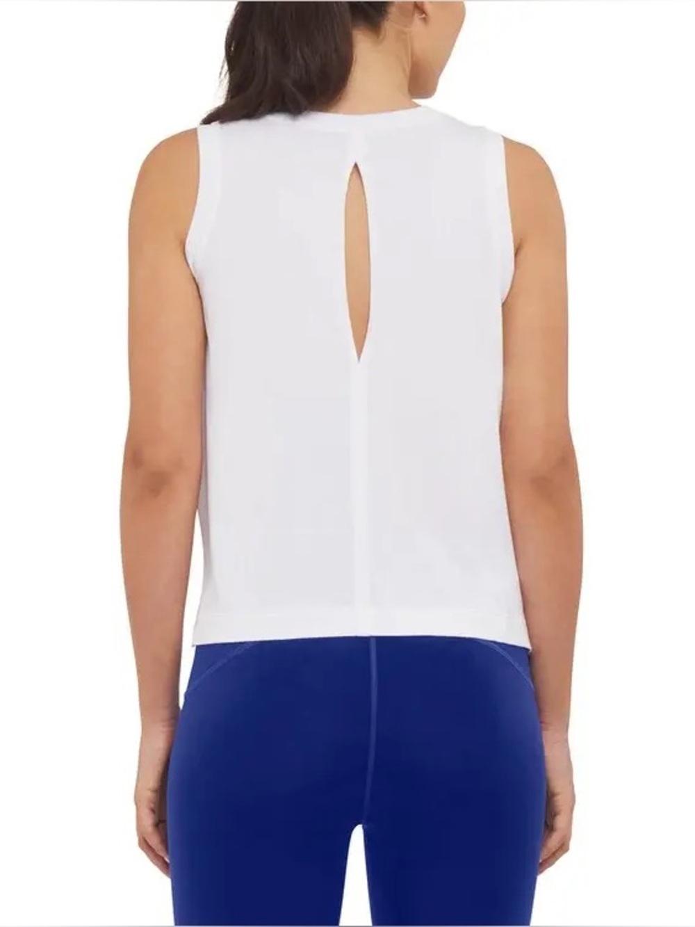 Spanx Supernaturals Flow Crewneck Tank Top White